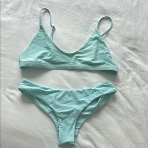 Light Blue Kulani Kini XL top M bottom